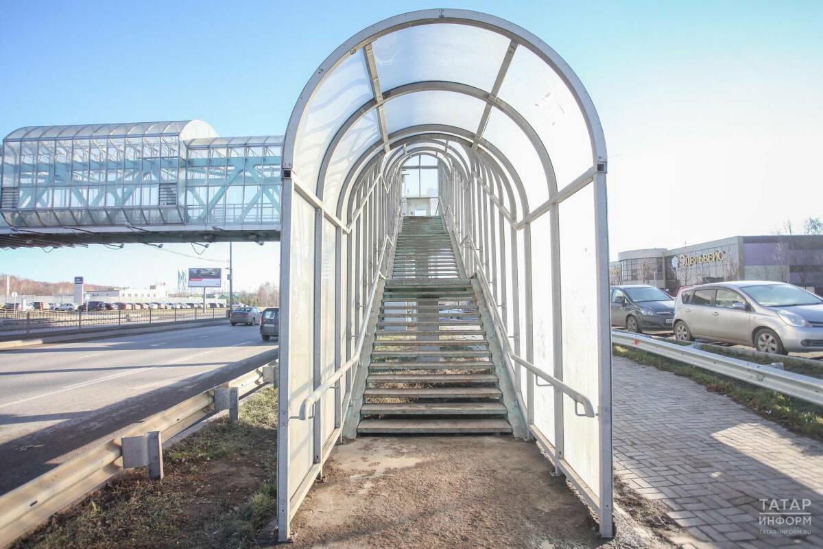 В Казани отремонтируют надземный переход по пр. Победы на 30 млн рублей