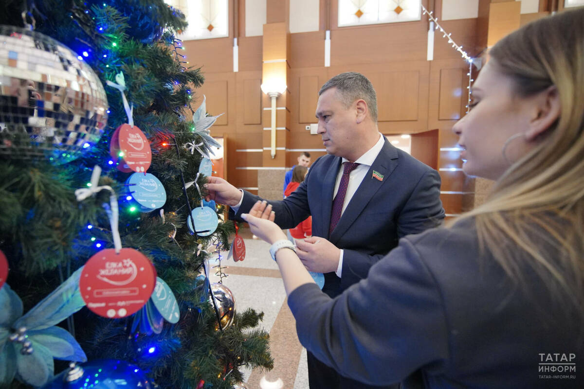 Депутаты Госсовета РТ исполнили мечты детей в рамках акции «Елка желаний»