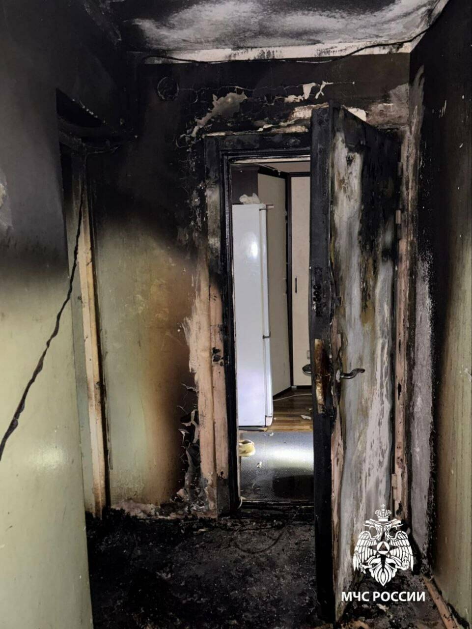 На пожаре в одной из многоэтажек Набережных Челнов удалось спасти женщину