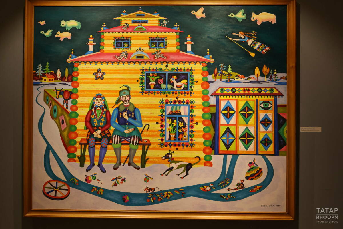 «Эгоистический» праздник Байбековых: «Хазинэ» открыла юбилейную выставку отца и сына