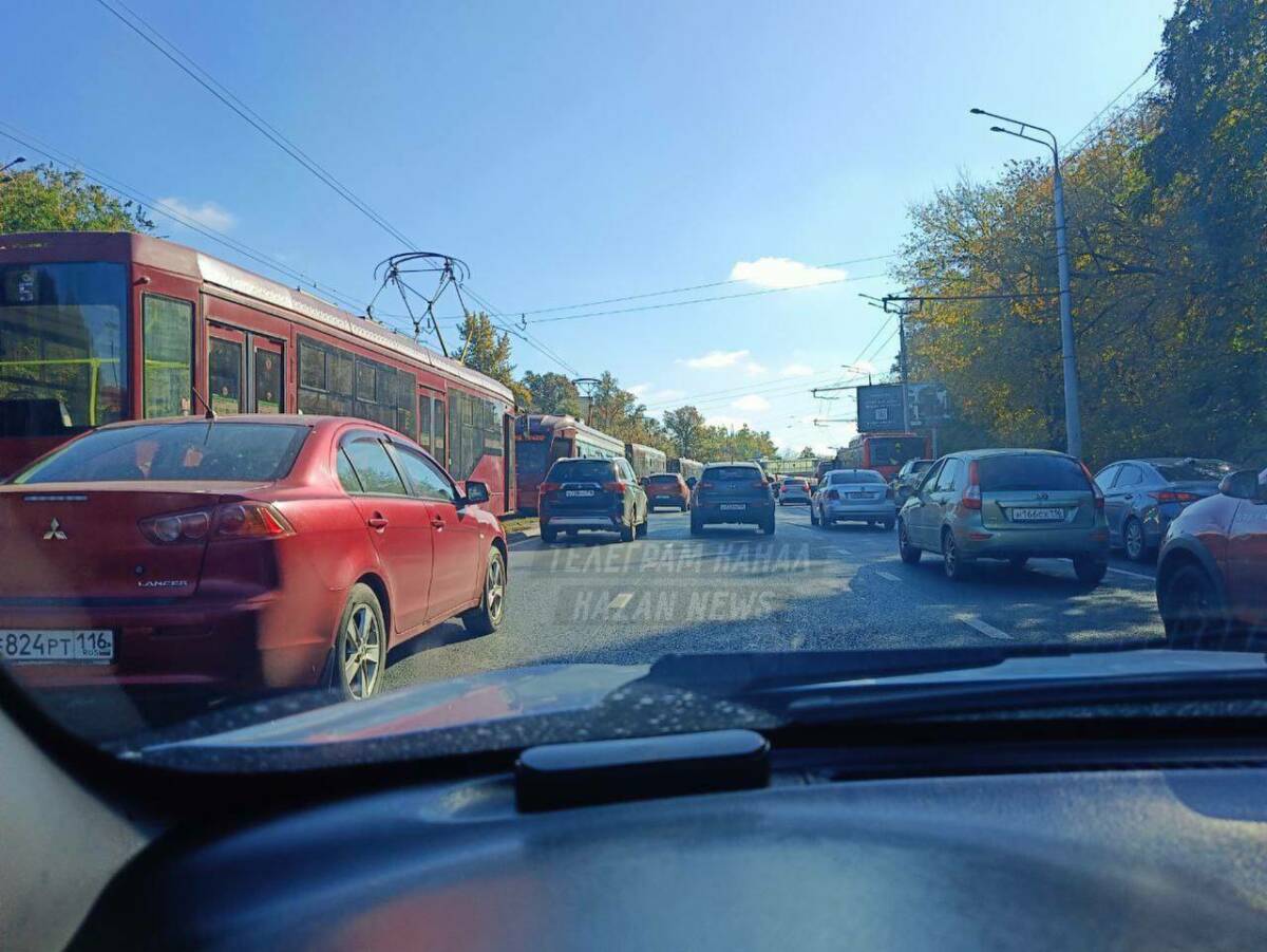 Из-за ДТП на Сибирском тракте в Казани встали трамваи