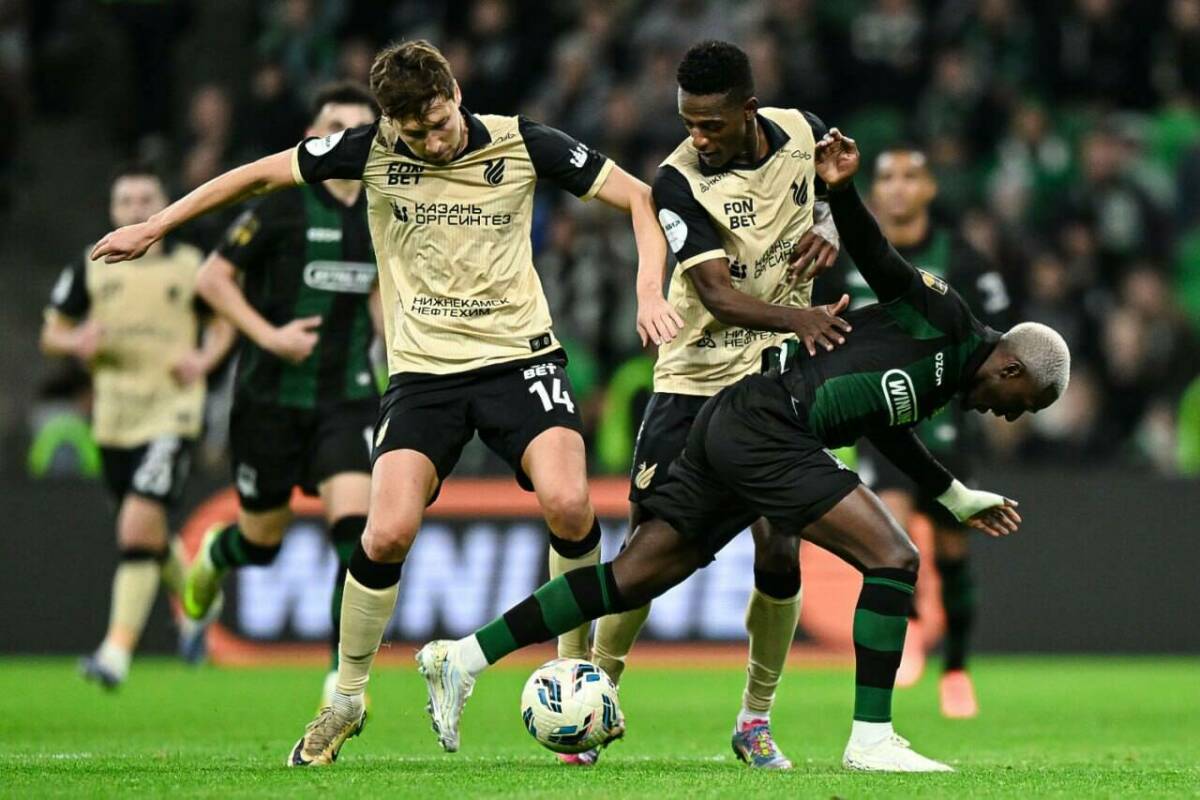 «Рубин» уступил с минимальным счетом «Краснодару» в 13-м туре РПЛ