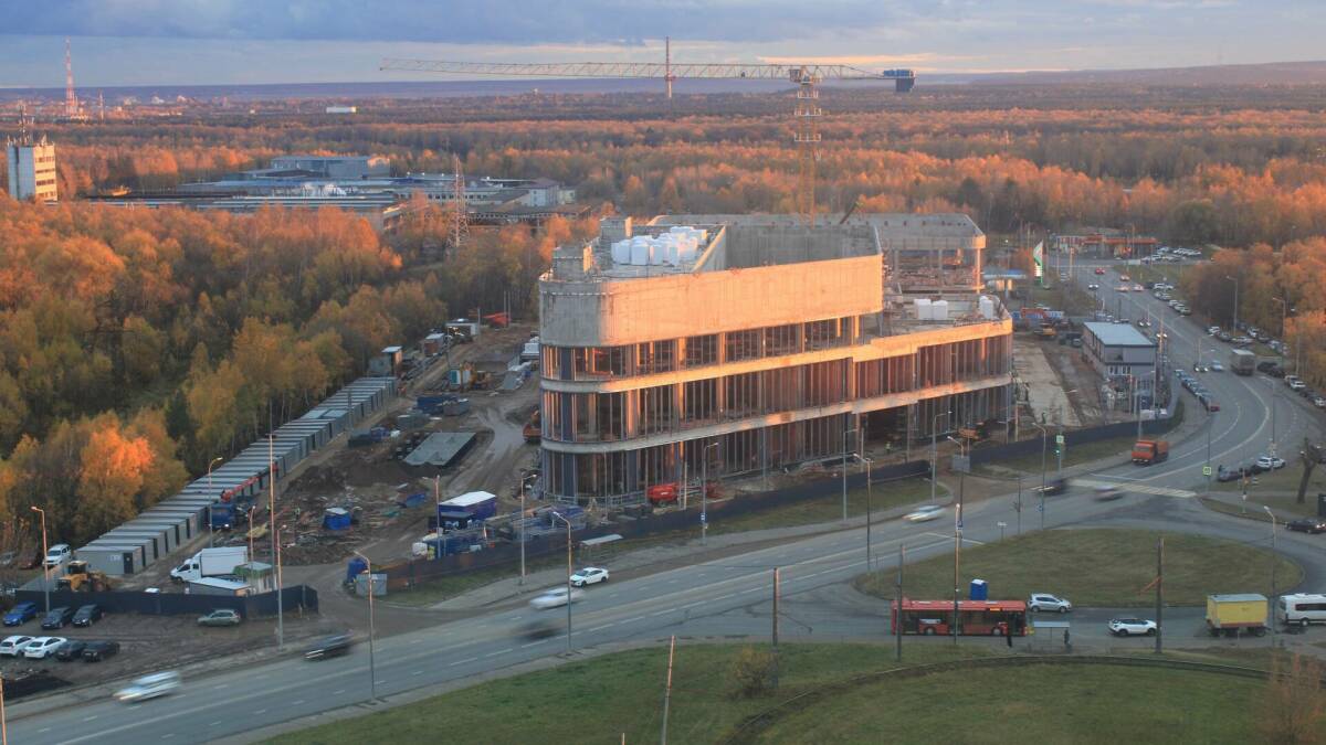 СИБУР завершил строительство каркаса флагманского R&D центра в Казани