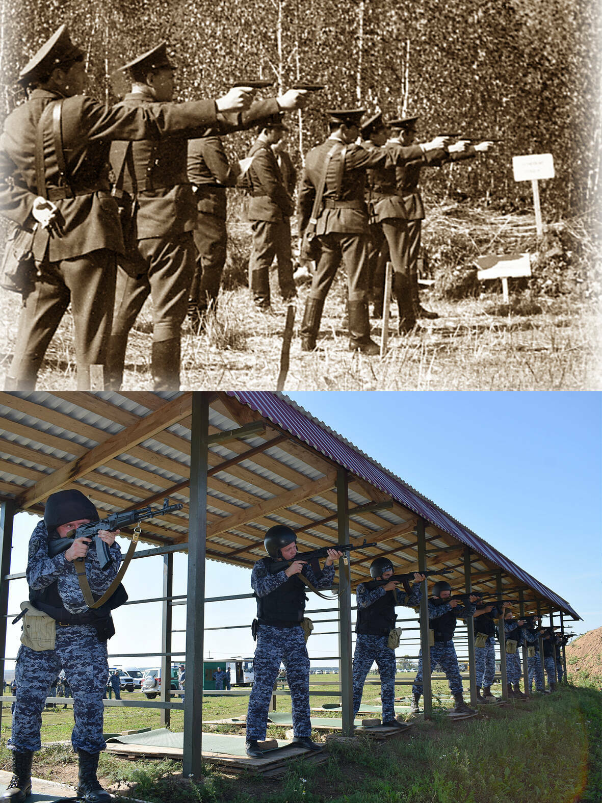 В Татарстане росгвардейцы оживили архивные кадры ведомства в фотоконкурсе