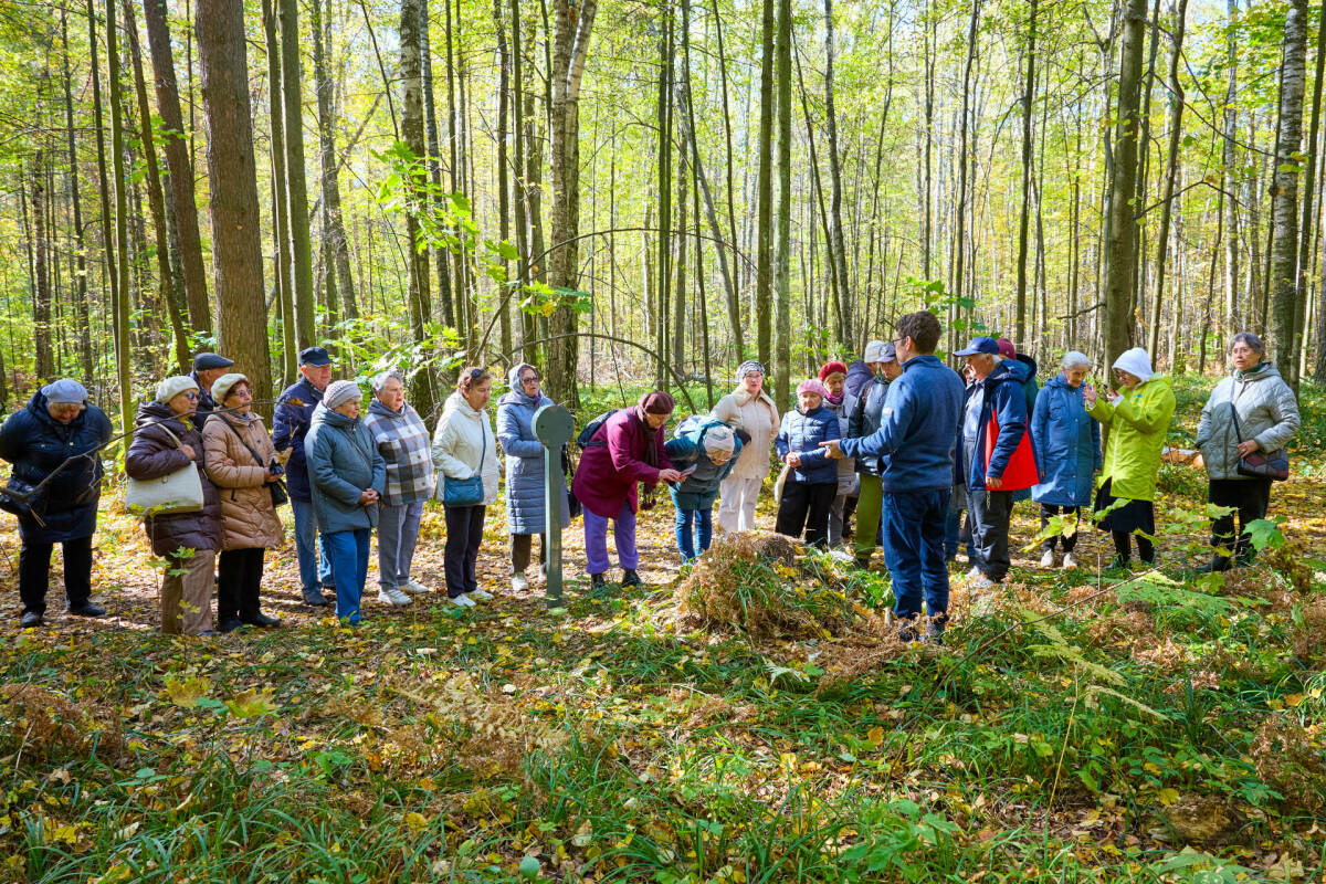 Ветераны Кировского и Московского районов побывали на экотропе СИБУРа в Казани