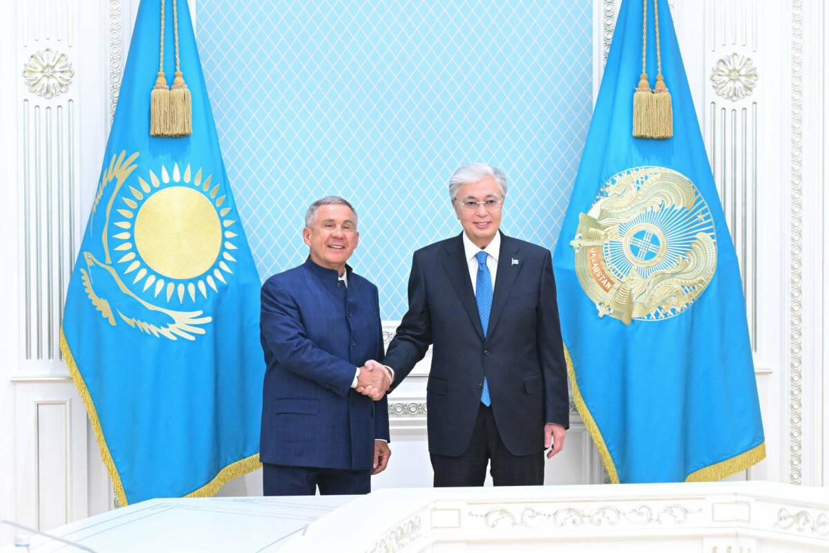 Касым-Жомарт Токаев отметил вклад Раиса РТ в развитие казахско-российских отношений