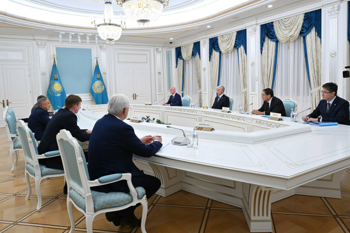 Встреча Рустама Минниханова и Романа Скляра состоялась в Астане