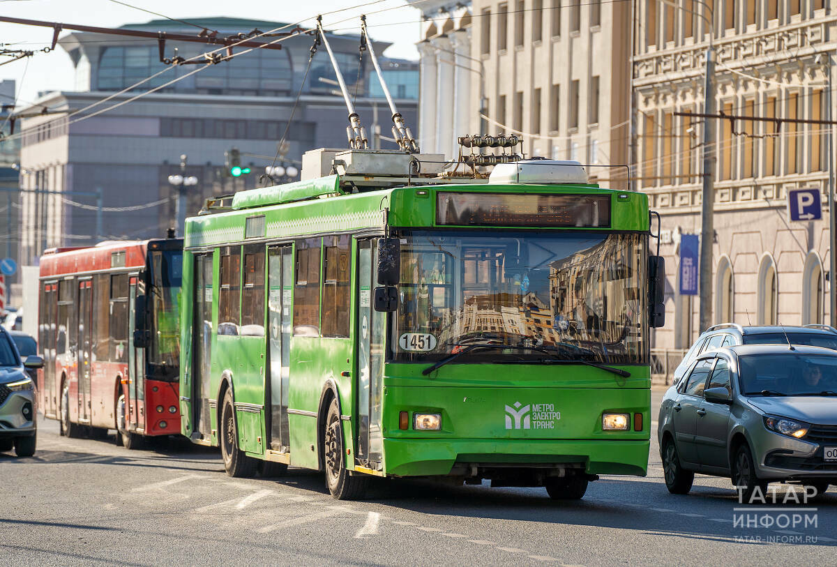 Общественный транспорт Казани шесть дней будет работать по графику выходных