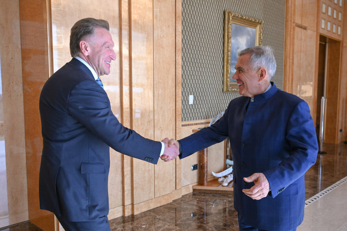 Рустам Минниханов и Игорь Шувалов обсудили инвестиционные проекты Татарстана