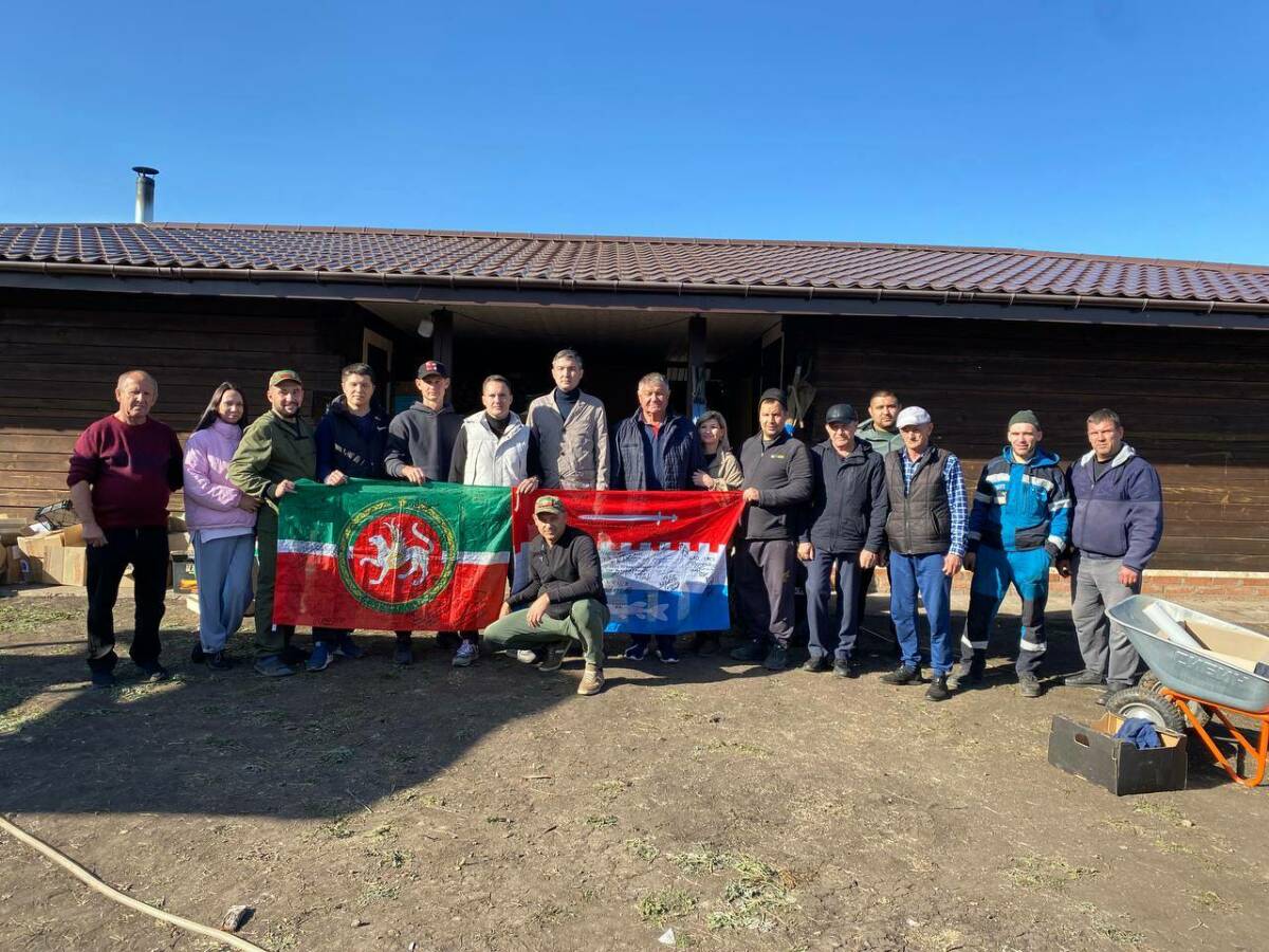 «Вы – надежный тыл»: из Новошешминска отправился новый гуманитарный груз бойцам СВО