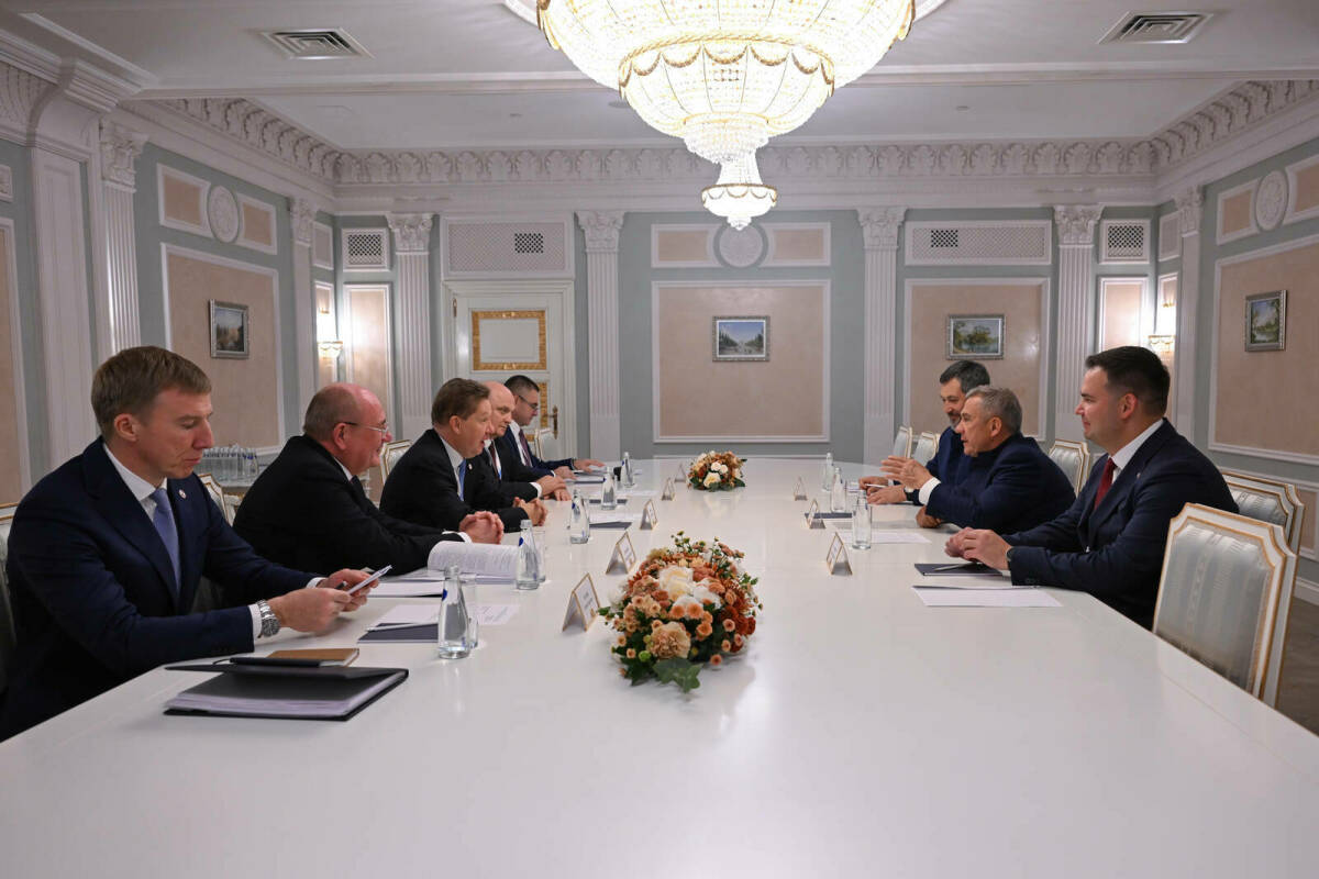 Рустам Минниханов и Алексей Миллер подписали соглашение о дальнейшем сотрудничестве