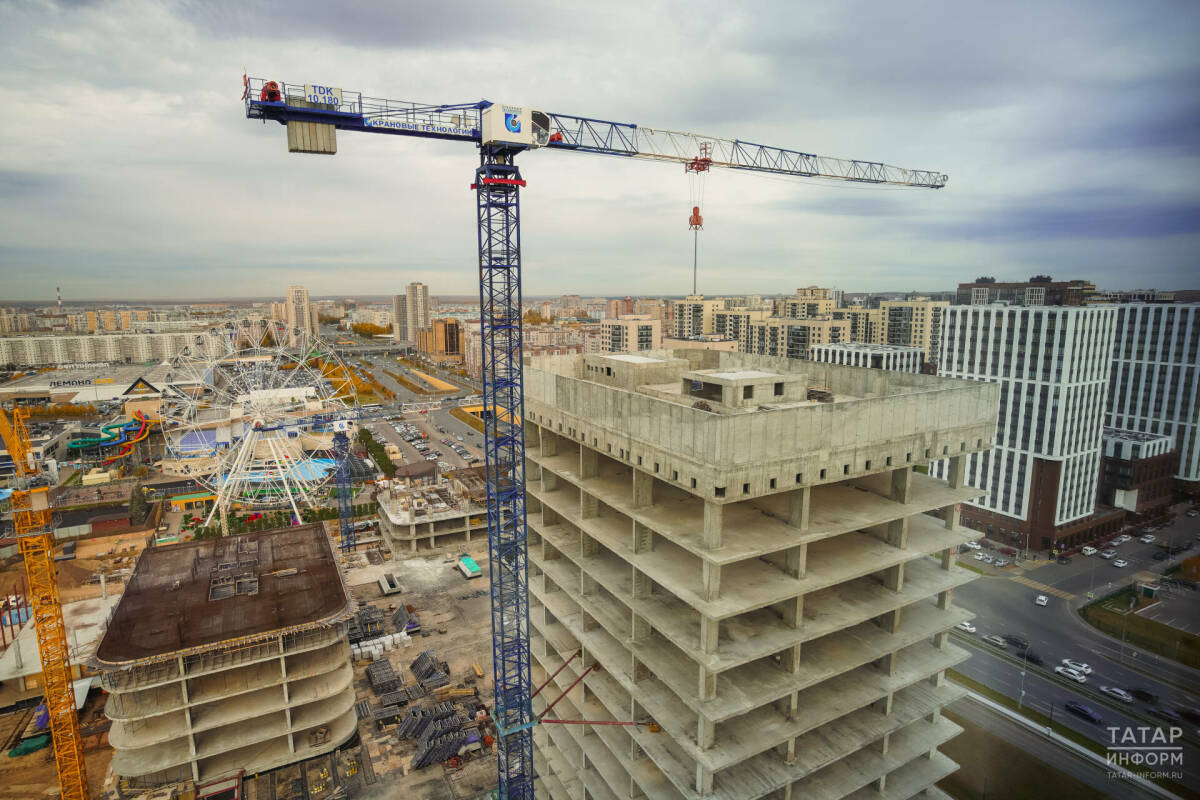 Минстрой РТ: В Татарстане сдано 39% от запланированного коммерческого жилья