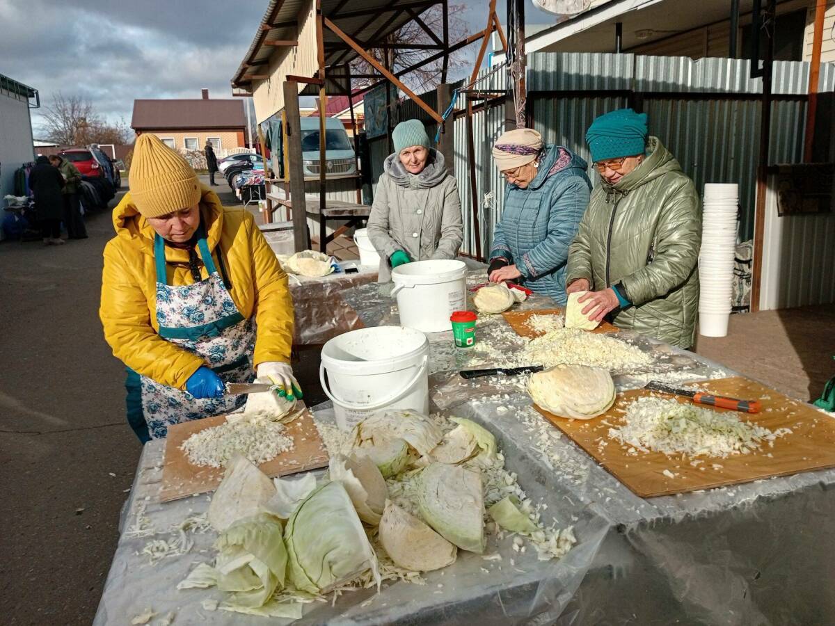 Жители Арского района подготовили четыре тонны капусты для бойцов СВО