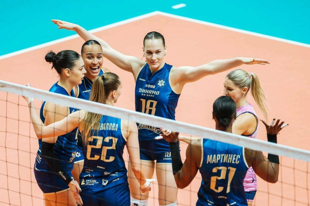 В волейбольной Суперлиге прошло восемь туров: удержит ли лидерство ЖВК «Динамо-Ак Барс»