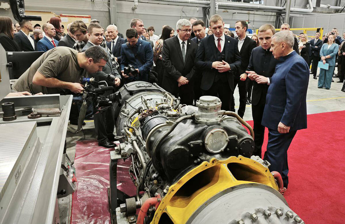 Минниханов открыл завод газотурбинного оборудования в Зеленодольске