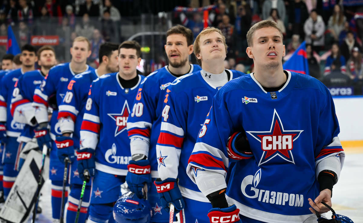 Хоккейный СКА первым в КХЛ забросил 3400 шайб в регулярных чемпионатах