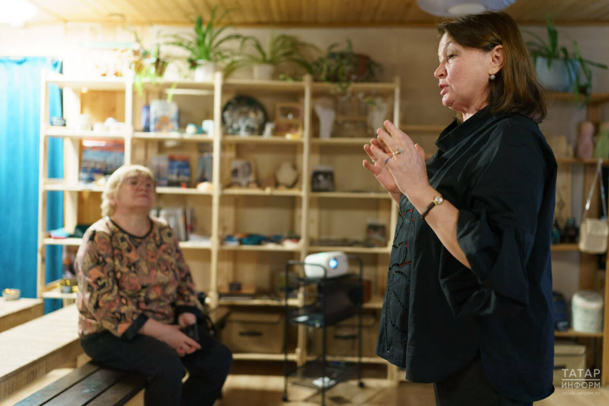 Фанзиля Завгарова на «Печән базары» рассказала о традиционных зимних играх татар