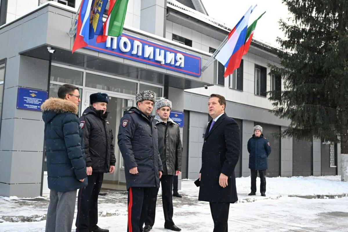 В Казани после капитального ремонта открыли здание отдела полиции «Гагаринский»