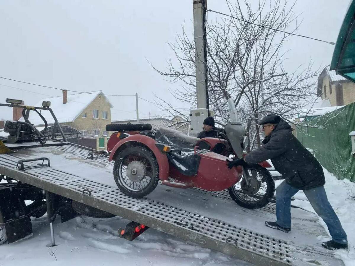 Cемья из Менделеевского района передала бойцам СВО мотоцикл