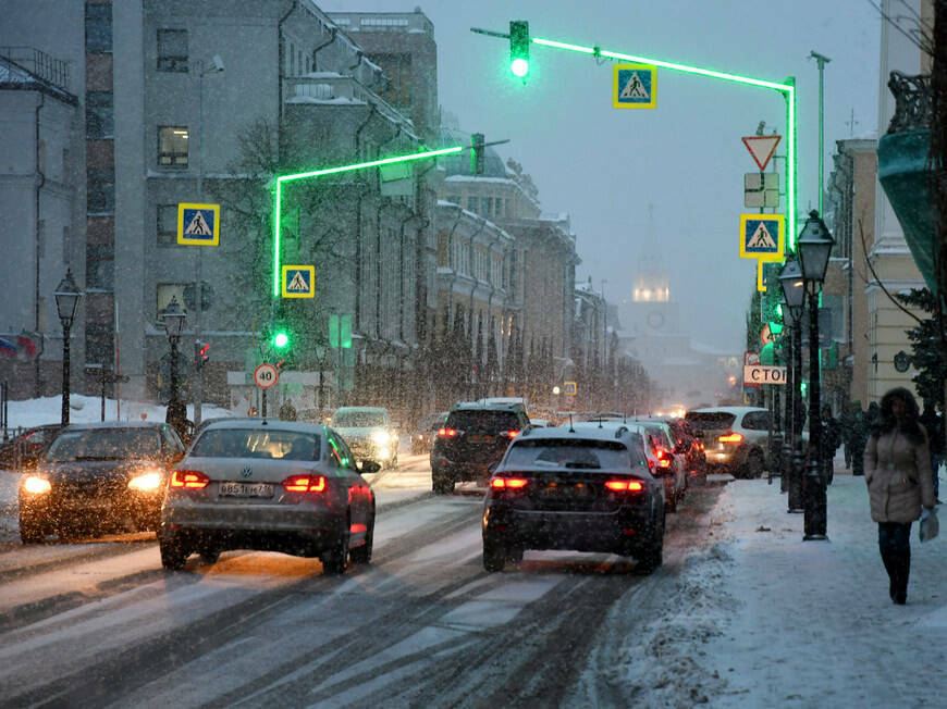 В Казани число «умных» светофоров достигло 256