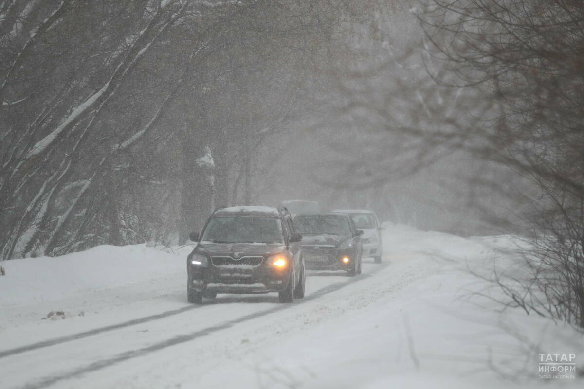 От -1 до -6, умеренный снег и гололедица ожидаются в Татарстане 22 декабря