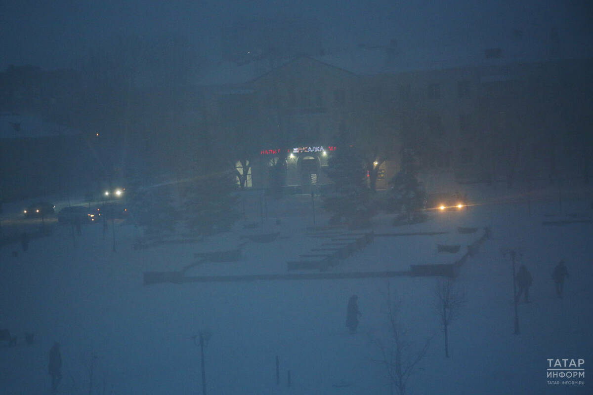Синоптики Татарстана предупреждают о метелях и резком похолодании до -24 градусов