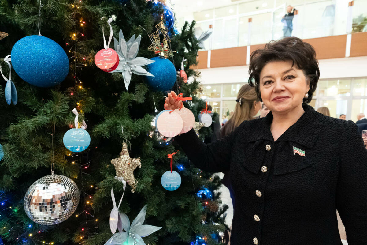 Депутаты Госсовета РТ присоединились к благотворительной акции «Ёлка желаний»