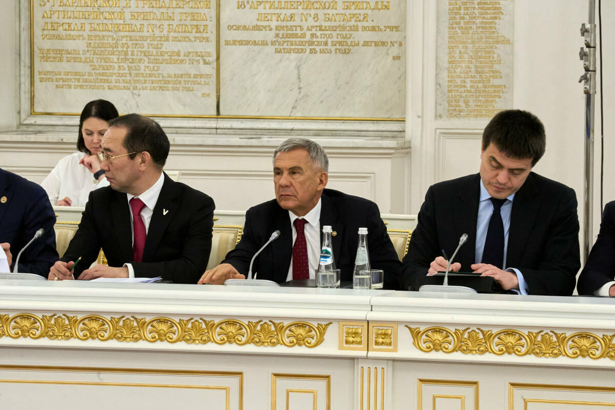 Раис РТ принял участие в заседании Госсовета РФ по подготовке кадров для экономики страны