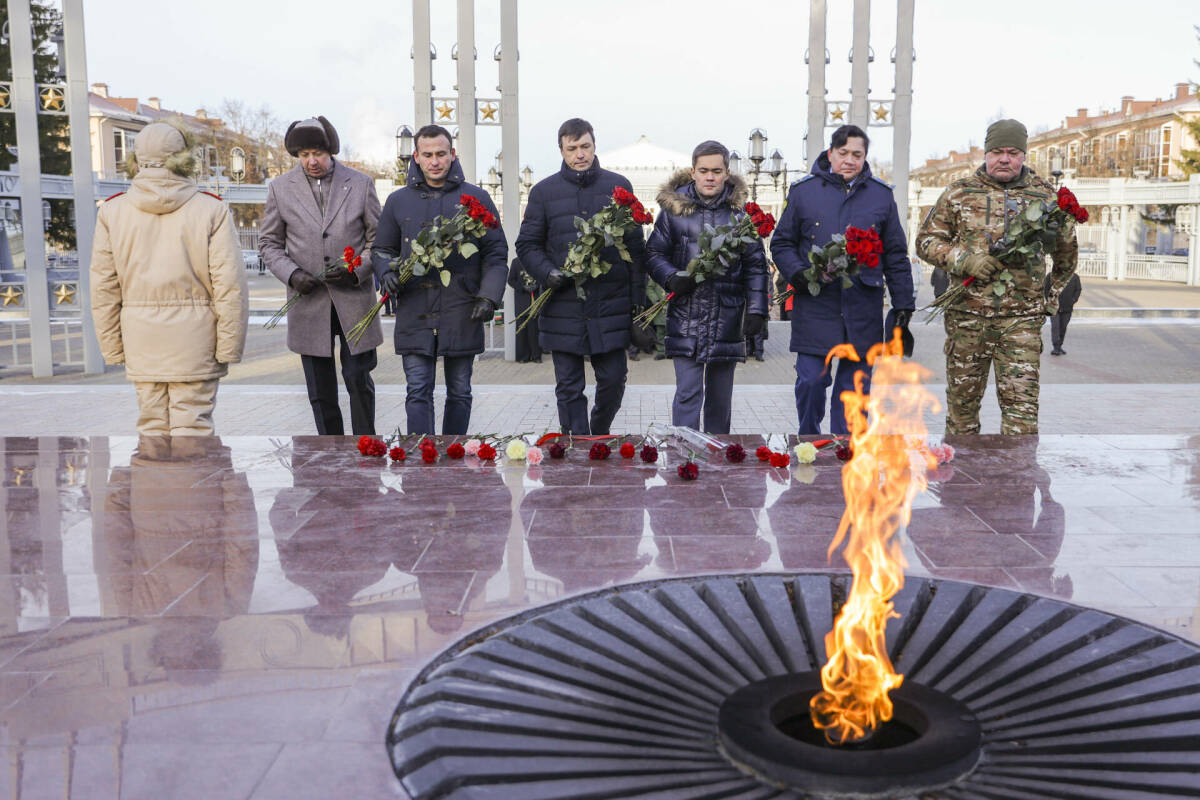 Торжественная церемония, посвященная Дню Героев Отечества, состоялась в Альметьевске