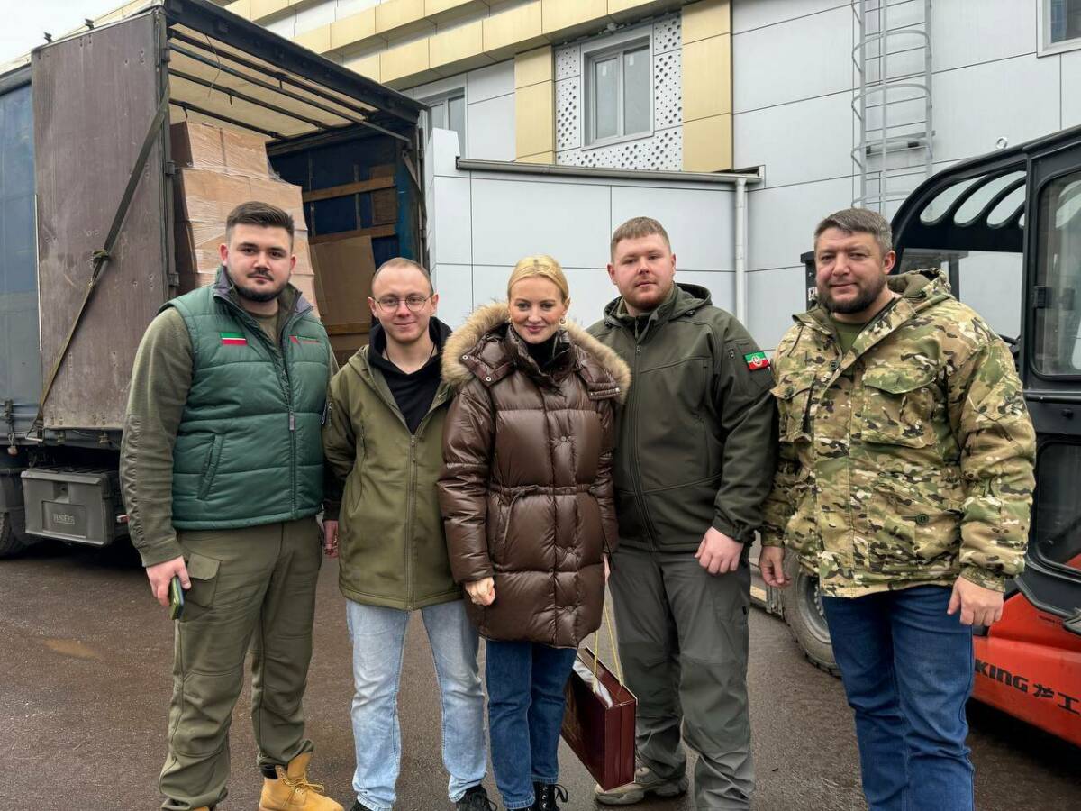 Гуманитарный груз из Татарстана доставили в Курскую область