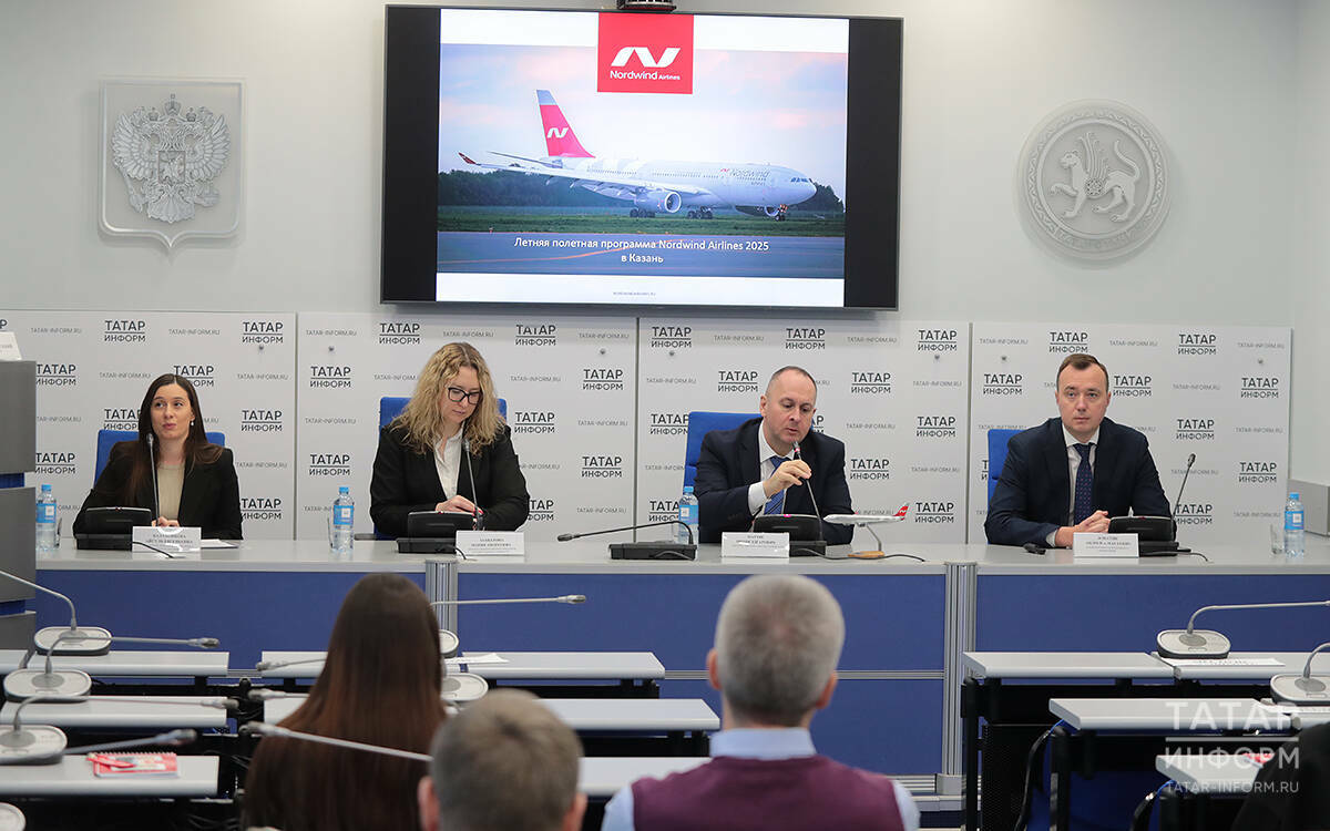 Nordwind планирует в 2025 году перевезти из аэропорта Казани 1,5 млн пассажиров