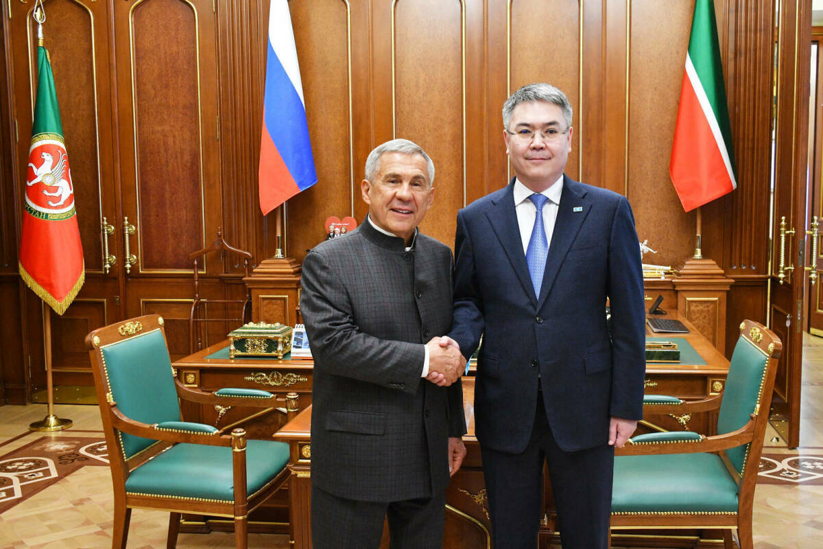 Минниханов: У Татарстана и Атырауской области много возможностей для развития партнерства