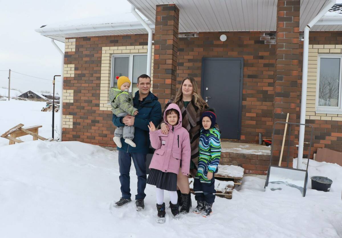 «Поддержка есть!»: семья из Пестречинского района получила 2,5 млн рублей на жилье