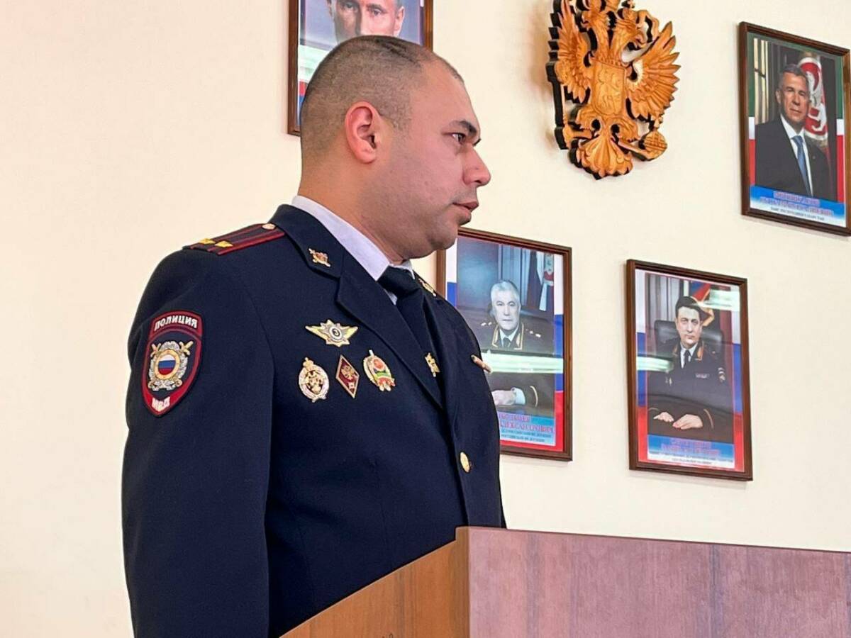 В Актанышском районе РТ представили нового начальника полиции