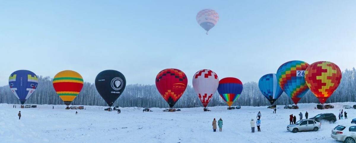 На прошлогодней Российской зимней гонке в РТ аэронавты побили рекорд по массовости полета