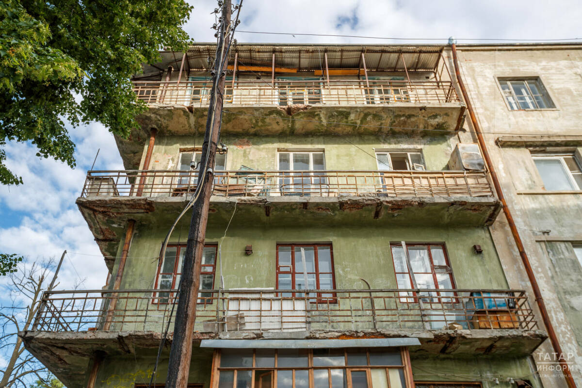 Градозащитники: Мергасовскому дому в Казани может грозить обрушение