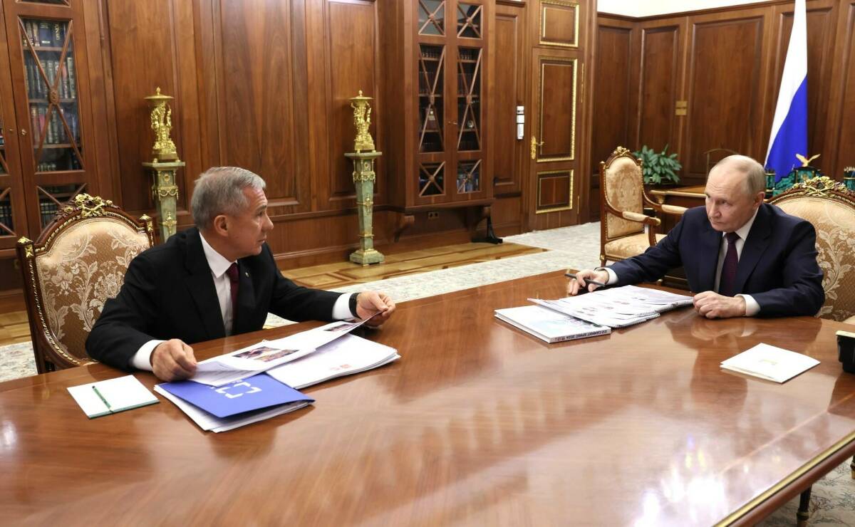 Минниханов доложил Путину о поддержке участников СВО и их семей в Татарстане