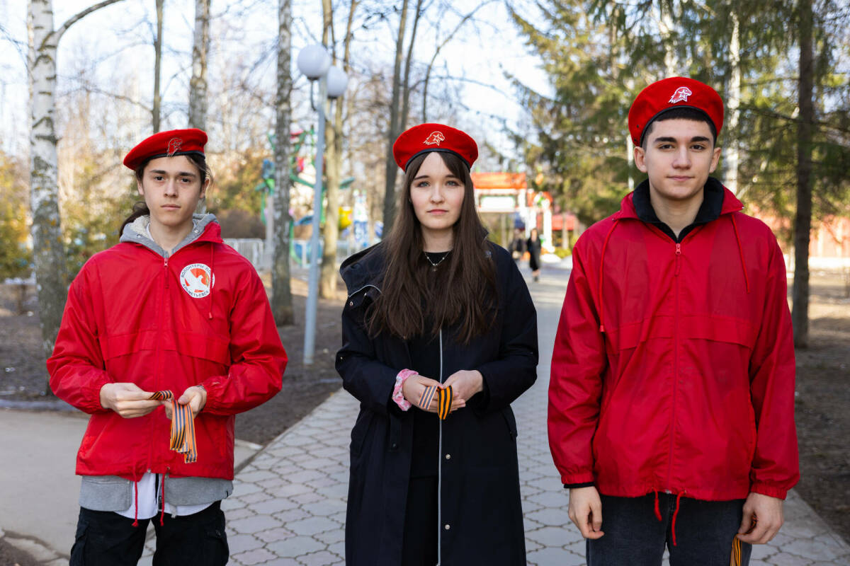 На улицах Альметьевска раздадут 5 тысяч «Георгиевских ленточек»