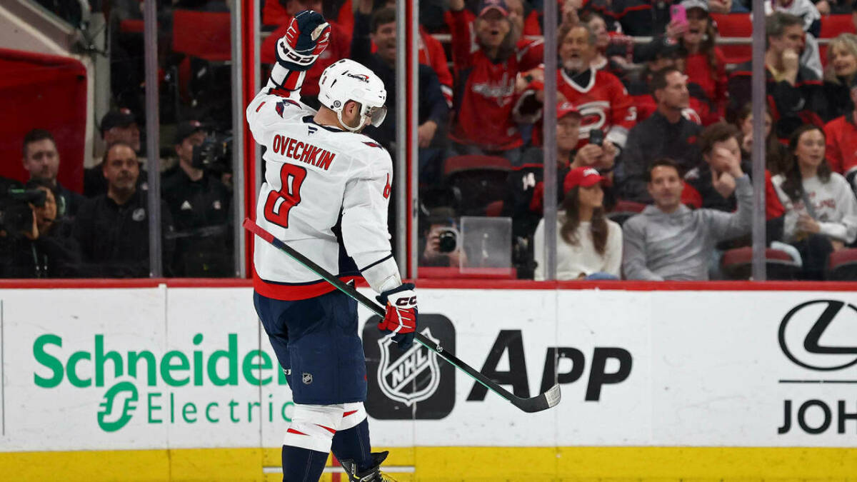 «Вашингтон» провел специальную церемонию в честь рекорда Овечкина