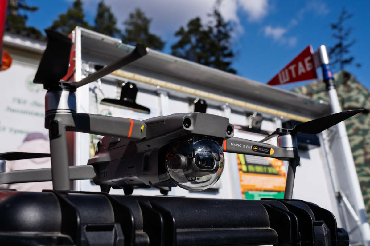 Лесопожарный центр РТ получил 9 беспилотников для мониторинга лесов