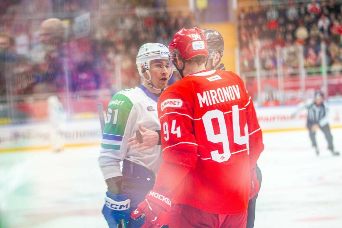 «Салават Юлаев» и «Спартак» сыграют в четвертом поединке четвертьфинала Кубка Гагарина