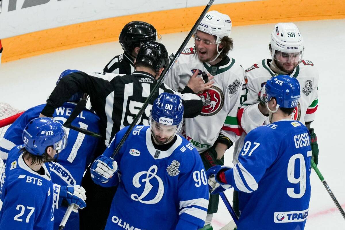 «Ак Барс» сыграет с московским «Динамо» в пятом матче четвертьфинала Кубка Гагарина