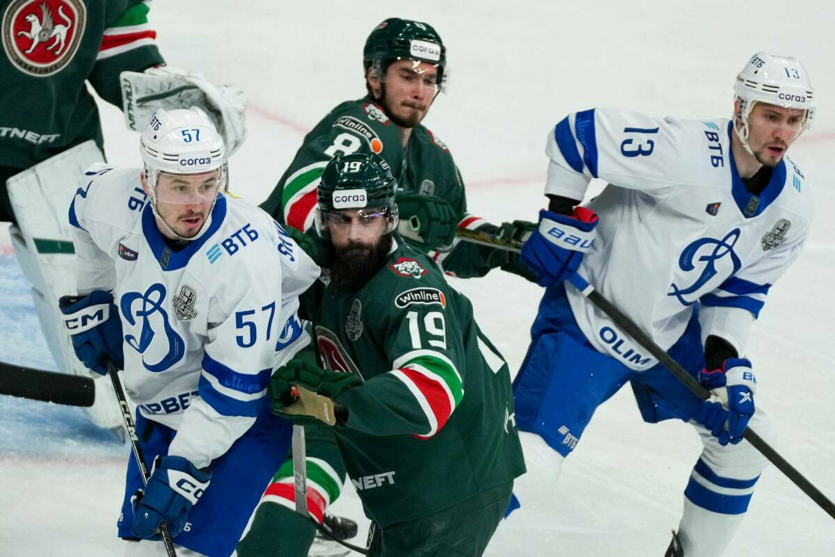 «Ак Барс» и «Динамо» сразятся в шестом матче четвертьфинала Кубка Гагарина