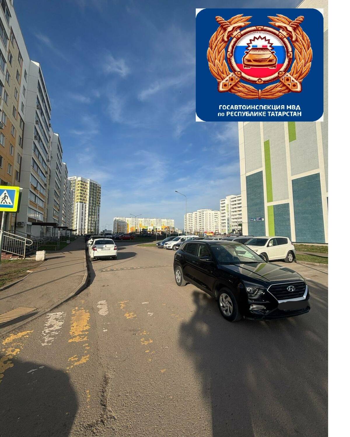 В Челнах школьник попал в больницу после наезда кроссовера