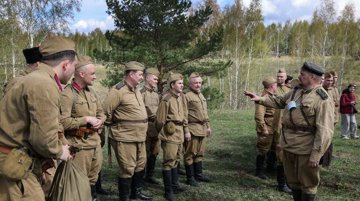 В Чебаксе Советского района Казани провели первую военно-историческую реконструкцию