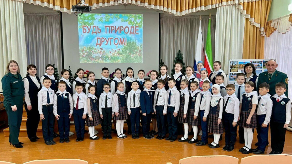 Балтасинские школьники вступили в ряды юных защитников природы