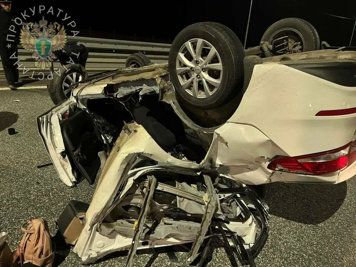 После смертельного ДТП на М12 в Татарстане прокуратура начала проверку