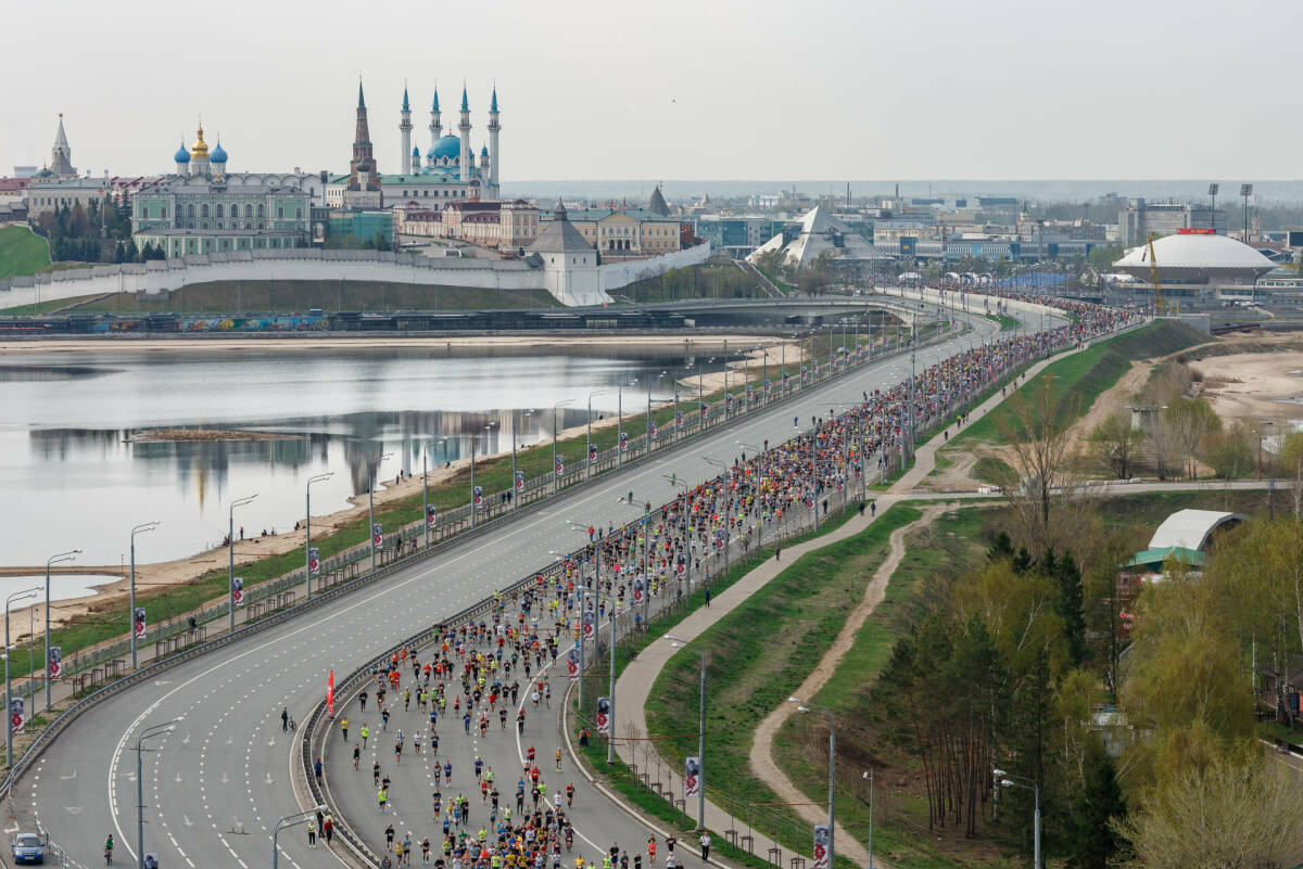 Из-за Казанского марафона перекроют улицы в центре столицы Татарстана