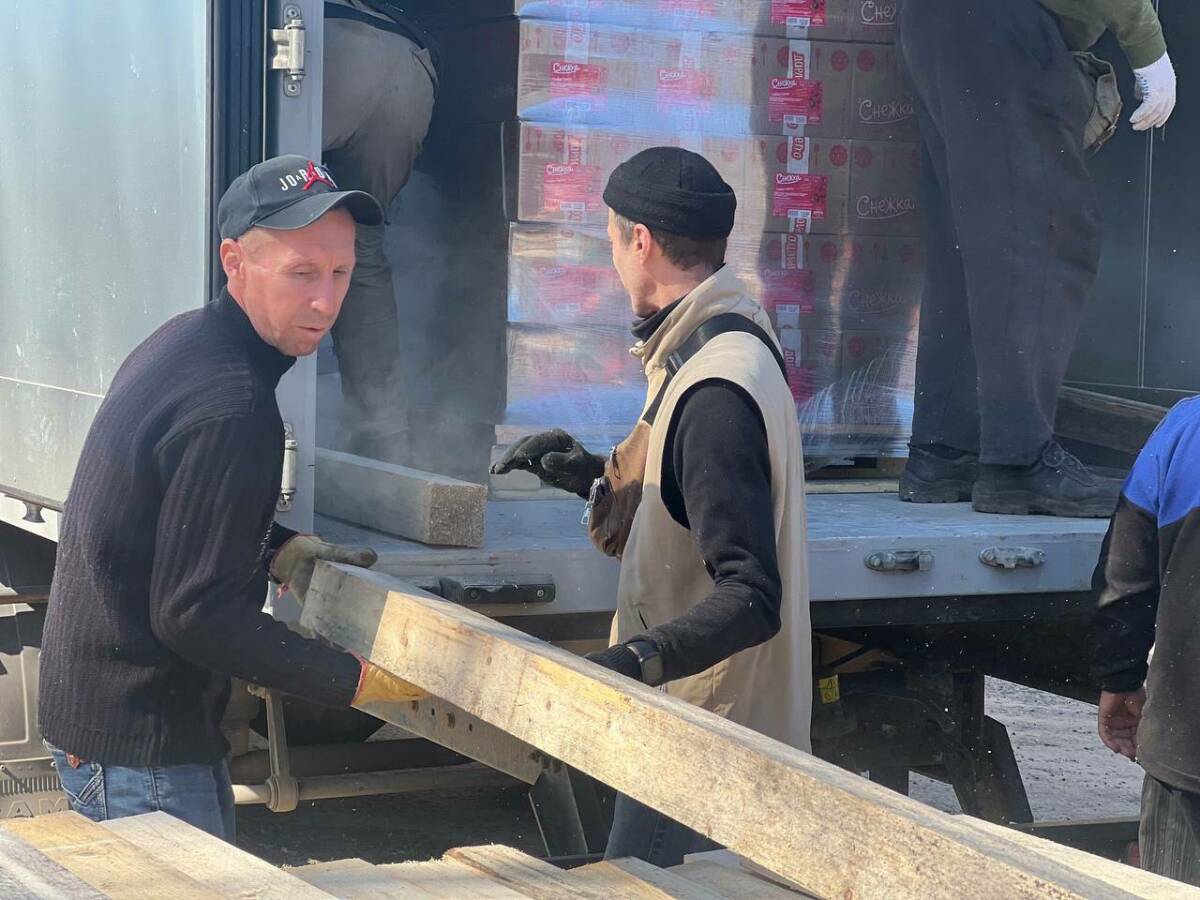 В Лисичанск из Татарстана доставили гуманитарный груз для городских коммунальных служб