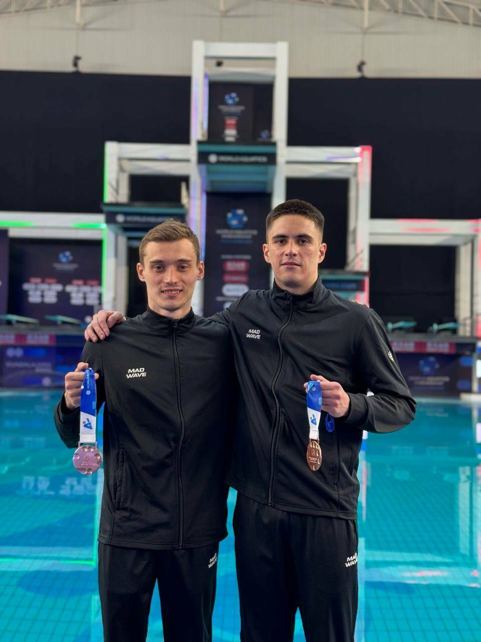 Терновой и Шлейхер завоевали бронзу в синхронных прыжках с вышки на Кубке мира